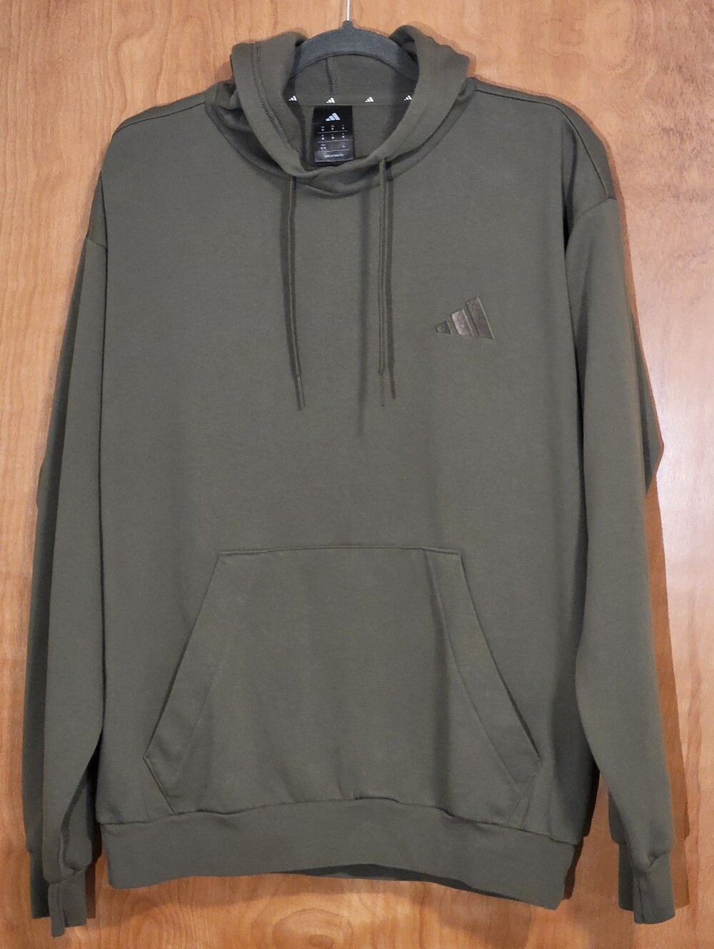 Adidas Men's Medium Olive Green Pullover Hoodie